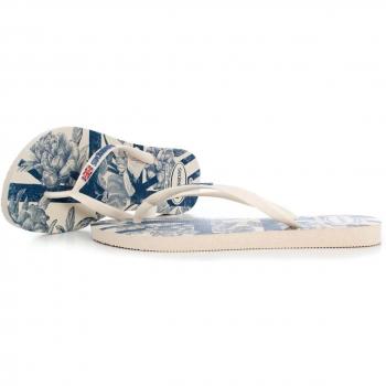 Pepe Jeans Chanclas al Dedo Slim Flowers Azul/Blanco EU 37