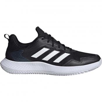 adidas Defiant Speed Zapatillas de tenis para hombre - Negro, Blanco, diseño ligero, suela de arcilla, tecnología de amortiguación, ajuste cómodo