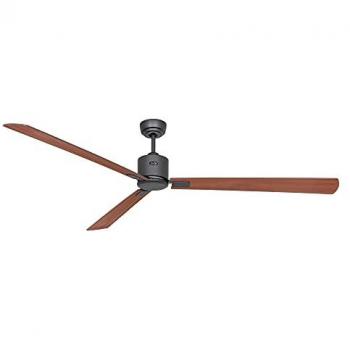 Ventilador de Techo CasaFan Eco Neo III BG-NB/KI con Motor, Luz, Mando a Distancia y Aspas Reversibles 28W