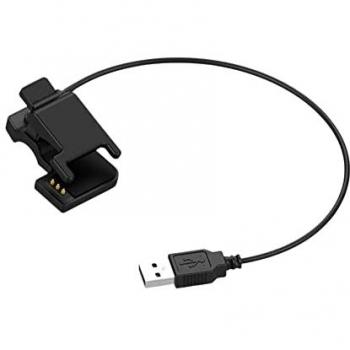 Cargador de Repuesto Ksix Healthy Band 2 con Base de Carga Clip USB-A 22 cm Negro