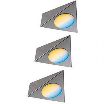 Set de Inicio LED Clever Connect Trigo, 3 lámparas de 2,1 W, 120 lm, Blanco Ajustable, 12 V, Regulable