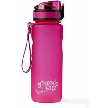 Botella Deportiva Infantil Schmatzfatz 500 ml, Tritan, a prueba de fugas, cierre con un clic
