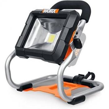 Foco de trabajo LED a batería 20V, 1500 Lumen, Ángulo rotación 360º, 1,8kg, Worx WX026.9