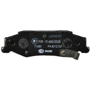 Juego de pastillas de freno HELLA con aviso acústico de desgaste para Cadillac XLR y Chevrolet Corvette - 8DB 355 013-191