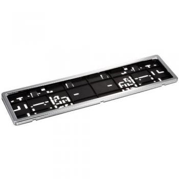 Unitec 84526 - Soporte plano para matrícula, cromado