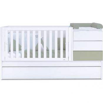 Cuna convertible con cama nido Sero Kubo Erba