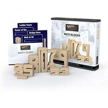 SumBlox <b Kit Familiar</b> - <i>Juego para Aprender</i> <BR>Un Juego de construcción en Que la Altura de los números es Igual a su Valor los números