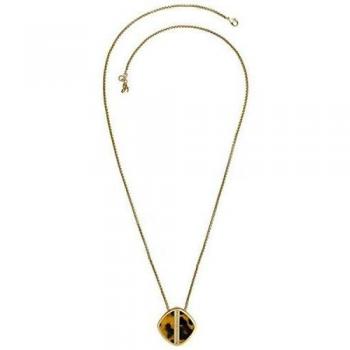 Adore Jewelry Colgante Collar para Mujer Chapado en Oro con Piedra