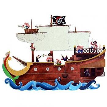 BABY'S CLAN Galleon - Adhesivo decorativo para pared