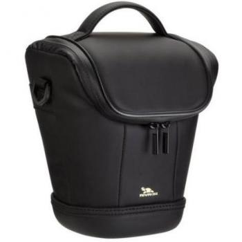 Rivacase 1502 - Funda (Funda, Cinturón, Mano, Tirante, Negro, Poliuretano, 140 x 170 x 115 mm, 175 x 200 x 150 mm)