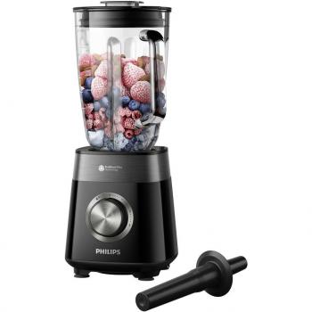 Batidora Philips 5000 Series HR3030/00, 1200 W, vaso de vidrio, color negro