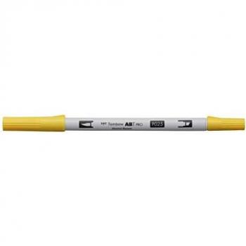 Rotulador Dual Brush Tombow ABT PRO Base Alcohol Doble Punta Color Naranja Claro 025