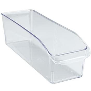 Organizador Transparente Wenko para Frigorífico y Alacena, Caja de Almacenamiento S de Plástico