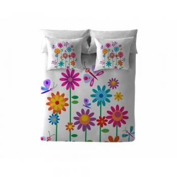 Funda Nórdica Icehome Varen 150 x 220 cm Multicolor para Cama de 90
