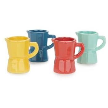 Set de Tacitas Espresso Cerámica Moka Coloridas 4 Piezas