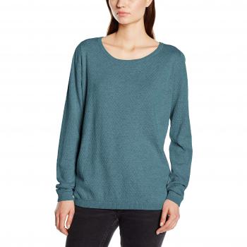 Vero Moda Vmcare Structure LS O-Neck Blouse Noos, suéter Mujer, Azul