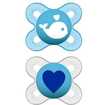 Ciuccio MAM Start Nano Silicona 0-2 Meses Azul 2 Piezas