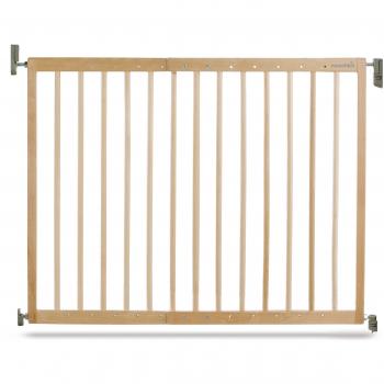 Munchkin Barrera de seguridad de madera, con fijación a la pared, 63.5-106 cm