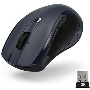 Ratón láser inalámbrico Hama MW-800 V2, 7 botones, 3200 DPI, ergonómico y silencioso, azul oscuro