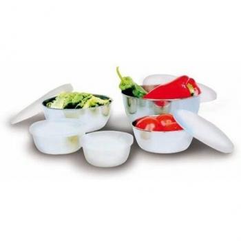 SET 5 PCS TAPPERS ACERO INOX - TAPA