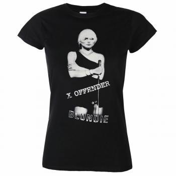 Blondie X Offender Women's Black Metal T-Shirt - Rock Off S