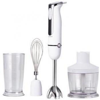 Lauson 00000008422926050181 batidora de varilla 600w en acero con vaso picadora y accesorios laabl111