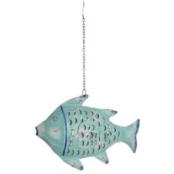 Figura Decorativa Pez Mediterráneo Home ESPRIT 50 x 11 x 34 cm