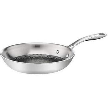 Sartén Multiuso Eternal Mesh 28cm - Acero Inoxidable, Triple Capa, Antiadherente y Compatible con Inducción