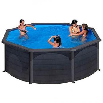 Gre Piscina de Acero Redonda Kea 350x120