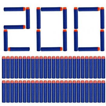 Yosoo® - Carga de 200 Dardos de 7,2 cm para Pistola lanzadardos Nerf Elite