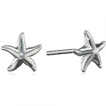 Thomas Sabo - Pendientes de botón de Mujer Estrella de Mar Glam & Soul, Plata de Ley 925, Plateado
