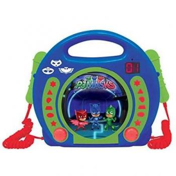 Pj Mask RCDK100PJM Lector Cd Portátil con 2 Micros