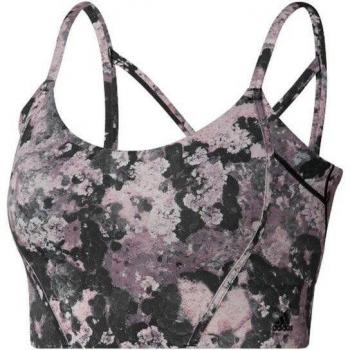 Adidas Yoga Light-Support Long Line All Over Print Sujetador Deportivo Mujeres - Multicolor