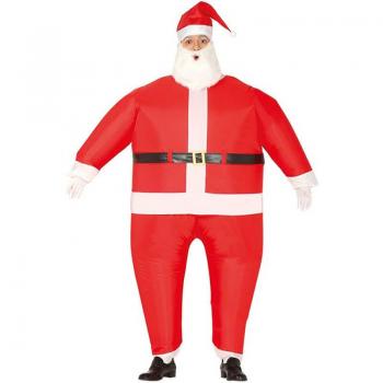 Disfraz de Papá Noel Hinchable para hombre - Guirma