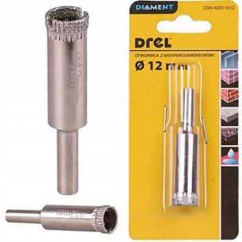 Perforadora de Diamante 12mm para Vitrocerámica, Azulejos y Terracota