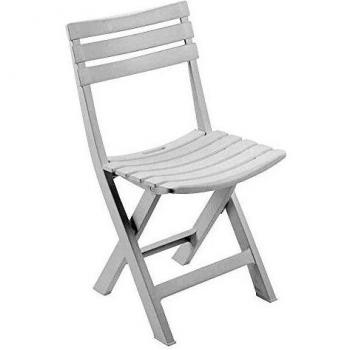 SATURNIA AFT - Mesa Resina Monobloc Blanca Apil.75x75cm