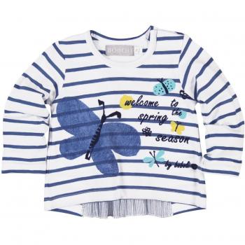 Bóboli 213006-9468, Camiseta de Manga Larga para Bebés, Azul