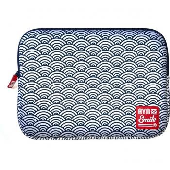 Funda para Portátil Smile Kimono Sleeve Seigaiha hasta 14