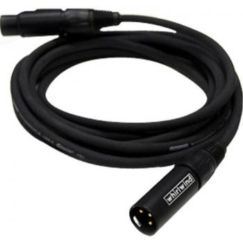 Whirlwind MK Series Accusonic+ Microphone Cable 2' XLRF to XLRM