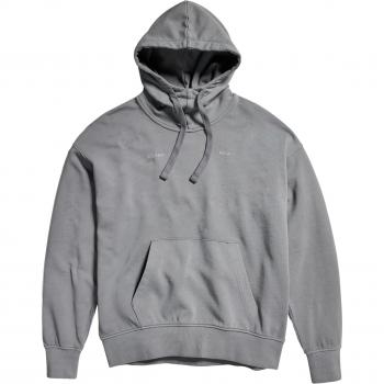G-Star Garment Dyed Oversized Hoodie in Grey