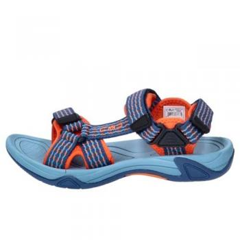 Sandalias CMP Hamal Hiking Azul Naranja Infantil 34 EU, Calzado Niños, Diseño Deportivo, Ideal para Trekking