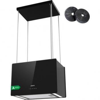 Ciarra AW4850B Campana Extractora de Isla 48cm A+++ Negra, Clase A++, 700m3/h