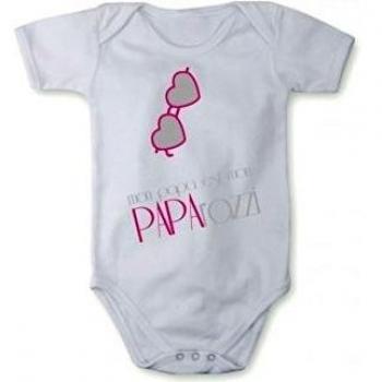 Body mameluco PAPArazzi En diferentes idiomas , Talla:12-18 meses;Color/idioma:Blanco texto francés