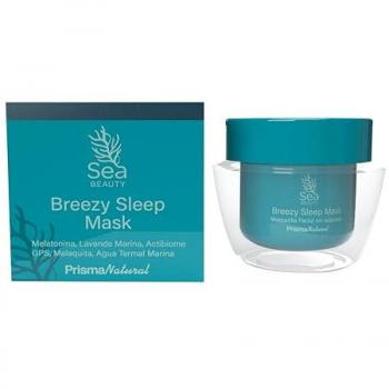 Mascarilla Facial Sea Beauty Breezy Sleep Mask 50 ml - Hidratación Profunda, con melatonina liposomada, lavanda marina, extracto de algas, prebiótico y agua termal