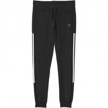 adidas Gym Cuffed Pant - Pantalón para mujer, talla 2XSL, color negro / blanco