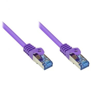 Cable de red Cat6a S/FTP 0,25 m Violeta con protección contra tirones