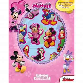 Minnie. Historias animadas: Incluye un libro y figuritas con ventosa - Disney
