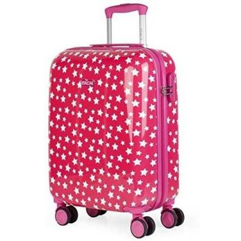 ITACA - Maletas de Viaje Cabina - Maletas de viaje infantiles. Maleta Cabina Niña. Maleta Cabina 55x40x20 - Maletas Infantiles. Maletas Niña.Maleta de Viaje Infantil.Maletas Viaje Candado Comb, Fucsia