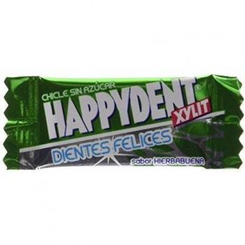 Happydent Chicle de Hierbabuena Sin Azúcar - Pack de 200 Unidades
