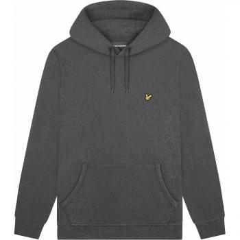 Lyle & Scott Men's Pullover Hoodie - Grey, Size: Medium